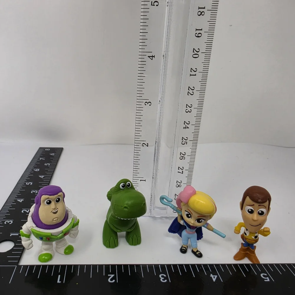 Disney Toy Story Buzz Lightyear Woody Bo Peep Rex  Lot of 4